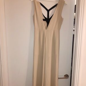 Off white and black jumpsuit